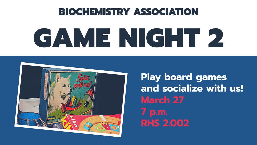 Information regarding Game night is as follows End Date is March 27 2019 and Start date is March 14 2019 and Group Name is Biochemistry Association and File is Browse and Name of Ad/Event is Game night and Name is Henock Abera and File Name is 1552578269_comp.jpg and Email is hxa170001@utdallas.edu and Panel is Main and Affiliation is Recognized Student Organization and