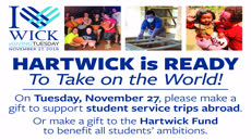 Information regarding Giving Tuesday is as follows Start date is November 16 2018 and End Date is November 27 2018 and File is Browse and Name of Ad/Event is Giving Tuesday and Affiliation is Staff and File Name is Giving-Tuesday-18_poster_comp.jpg and Name is Joshua Nelson and Panel is Main and Email is nelsonj4@hartwick.edu and