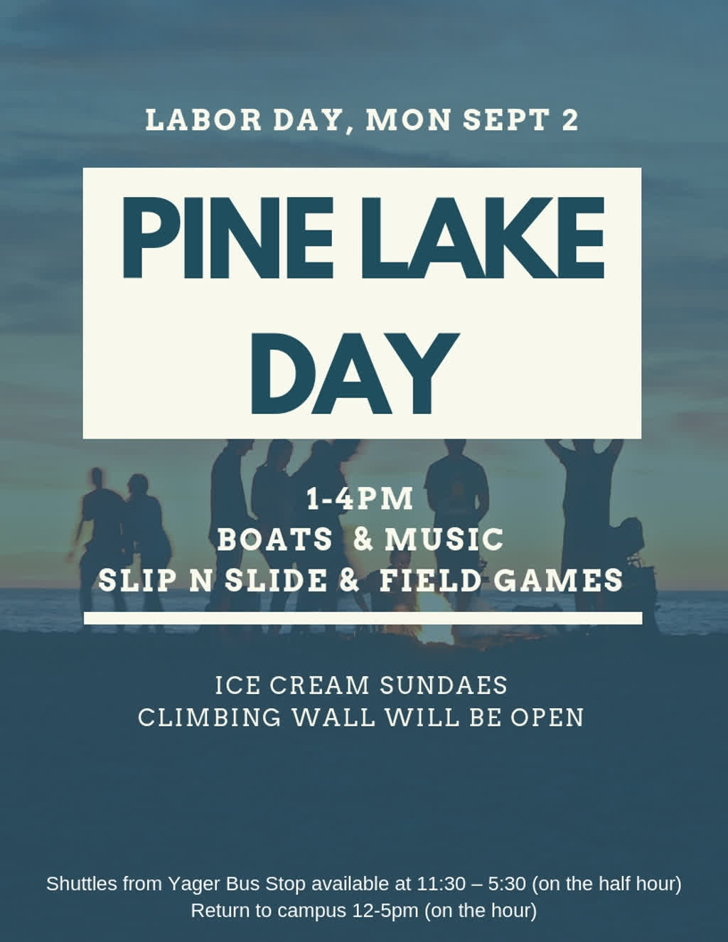 Information regarding pINE lAKE DAY is as follows Start date is August 22 2019 and End Date is September 02 2019 and File is Browse and Affiliation is Staff and File Name is Pine-Lake_comp.jpg and Name is Joshua Nelson and Email is nelsonj4@hartwick.edu and Name of Ad/Event is pINE lAKE DAY and Panel is Side and