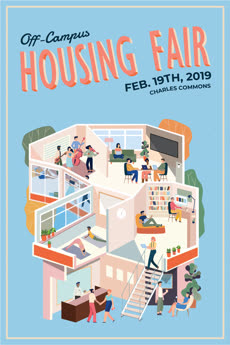 Information regarding Off-Campus Housing Fair is as follows Create Your Own Tags: is #housing and Start date is February 08 2019 and End Date is February 19 2019 and File is Browse and Affiliation is Department and Name is Hailey Jordan and Email is hjordan4@jhu.edu and File Name is OrcaTV-07_comp.jpg and Group Name is Off-Campus Housing and Name of Ad/Event is Off-Campus Housing Fair and Panel is Side and