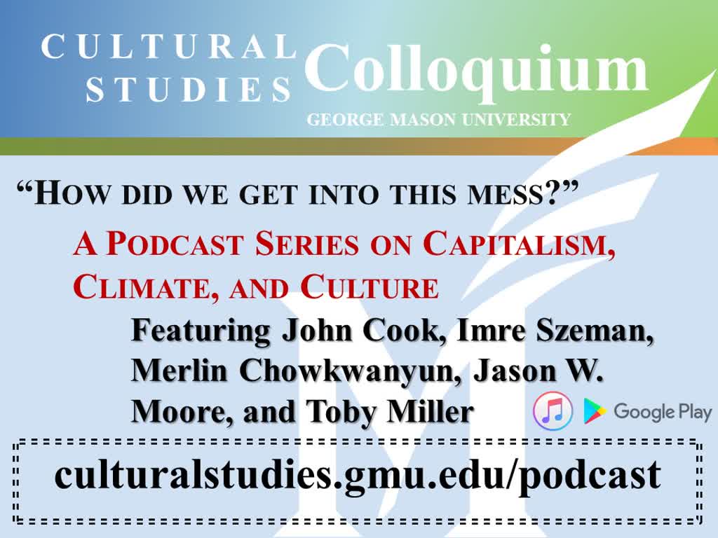 Information regarding Cultural Studies Colloquium: