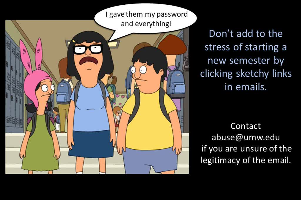 Information regarding IT Security is as follows Start date is July 23 2018 and End Date is August 28 2018 and File is Browse and Name is Caitlin Ward and Email is caitlin@umw.edu and Affiliation is Department and File Name is new-sem_comp.jpg and Name of Ad/Event is IT Security and Panel is Main and