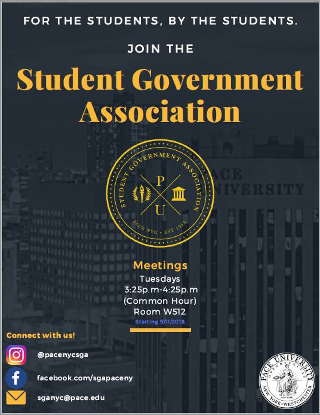 Information regarding SGA Orientation Tabling is as follows Start date is June 14 2018 and End Date is June 23 2018 and File is Browse and Name is Executive President and File Name is Capture21.JPG_comp.jpg and Affiliation is recognized student organization and Name of Ad/Event is SGA Orientation Tabling and Email is sganycpresident@pace.edu and Panel is Side and Group Name is Student Government Association and