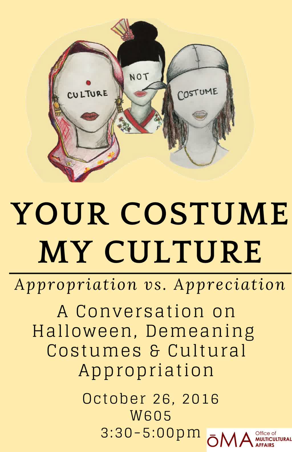 Information regarding Your Costume My Culture: Appropriation vs. Appreciation is as follows Start date is October 19 2017 and End Date is October 26 2017 and File is Browse and File Name is UNIVERSITY-PRESS_comp.jpg and Group Name is Office of Multicultural Affairs and Name is Raziyah Eure and Email is re30776n@pace.edu and Affiliation is recognized student organization and Panel is Side and Name of Ad/Event is Your Costume My Culture: Appropriation vs. Appreciation and