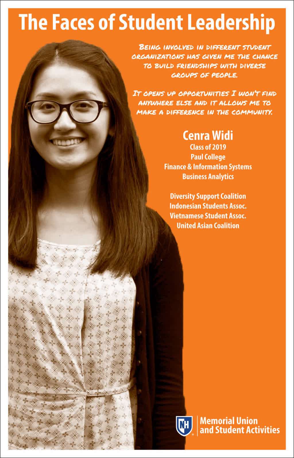 Information regarding Faces of Student Leadership is as follows Start date is May 29 2019 and End Date is June 30 2019 and File is Browse and Affiliation is Department and Name of Ad/Event is Faces of Student Leadership and File Name is 1559062873_comp.jpg and Create Your Own Tag: is Initiated and Name is Nate Hastings and Email is Nate.Hastings@unh.edu and Panel is Side and Group Name is University of New Hampshire and