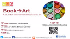 Information regarding Book->Art is as follows Start date is February 15 2019 and End Date is March 04 2019 and Name of Ad/Event is Book->Art and File is Browse and Name is Cerys Eldred and Email is cle1011@wildcats.unh.edu and Group Name is Community Literacy Center and Affiliation is Department and File Name is Book-to-Art-ORCA-2019-SP_comp.jpg and Panel is Main and