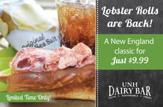 Information regarding DB Lobster Rolls is as follows Create Your Own Tag: is #unhdining and Start date is June 06 2019 and End Date is August 31 2019 and Name is Amy Toussaint and Email is amy.toussaint@unh.edu and File is Browse and Name of Ad/Event is DB Lobster Rolls and Affiliation is Department and File Name is Dairy-Bar-Lobster-Roll_UNHTV4_comp.jpg and Panel is Main and Group Name is UNH Hospitality Services - Dining & Cafes and