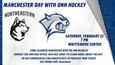 Information regarding Manchester Day at Hockey Game is as follows Start date is January 16 2019 and End Date is February 22 2019 and File is Browse and Name is Dana Pierce and Email is dana.pierce@unh.edu and Affiliation is Department and File Name is Manchester-Day-flyer_comp.jpg and Panel is Main and Name of Ad/Event is Manchester Day at Hockey Game and Group Name is UNH Manchester and
