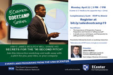 Information regarding Updated Sales Bootcamp Main TV Ad is as follows Create Your Own Tag: is #UNHECenter and Start date is April 18 2019 and End Date is April 23 2019 and Name is Allison Bell and Email is allison.bell@unh.edu and File is Browse and Affiliation is Department and File Name is UPDATED-Mub-Main-TV-Sales-Bootcamp-Ad_comp.jpg and Panel is Main and Group Name is UNH ECenter and Name of Ad/Event is Updated Sales Bootcamp Main TV Ad and